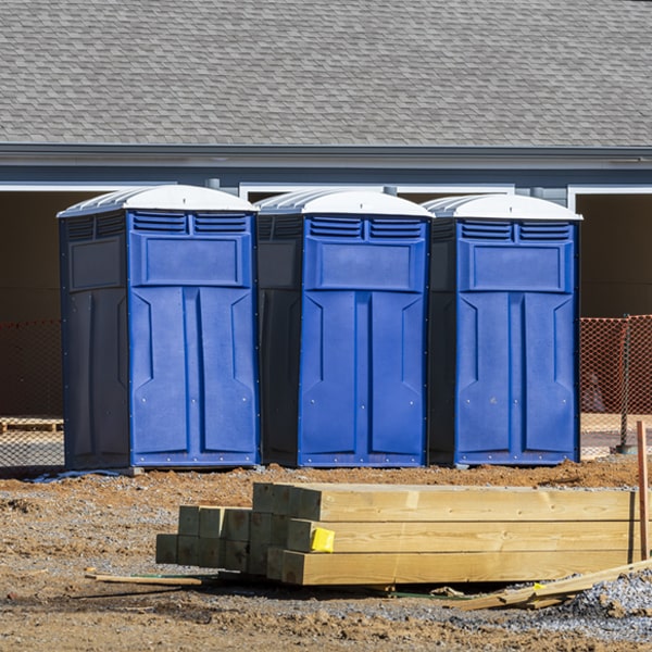 is there a specific order in which to place multiple porta potties in Helena